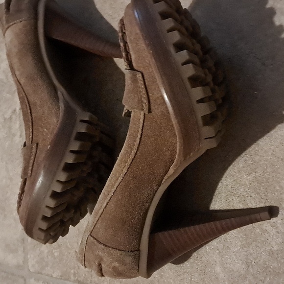 Michael Kors Suede Loafer Pumps Size 7 - Picture 5 of 8